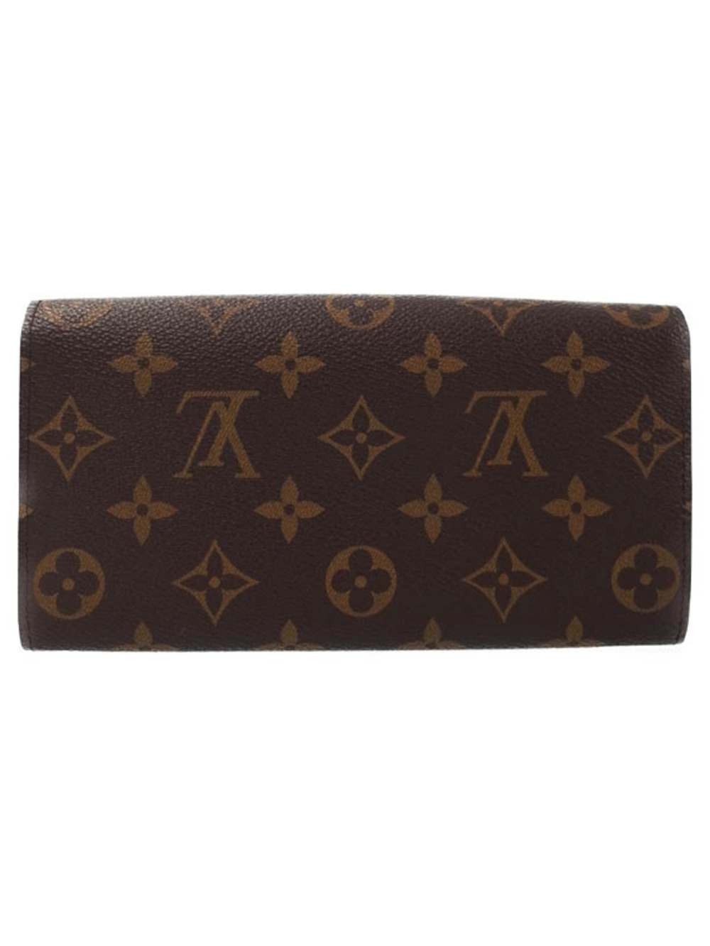 Louis Vuitton fold Wallet Monogram Sarah Portefeuille Long Bi Brown